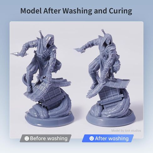 ANYCUBIC Wash and Cure 3 Plus Station, Size-Upgrade Wash Cure Machine with Gooseneck Light, Dual-Layer Design and IPA Saving, for Anycubic Photon Mono M5 M7 Saturn LCD/SLA/DLP 3D Printer in Kuwait