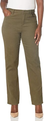 Gloria Vanderbilt Women's Amanda Classic High Rise Tapered Jean, Flint Grey, 18 Short in Saudi Arabia