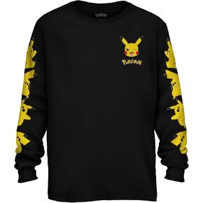 Pokemon Pikachu Boys Long Sleeve T Shirt