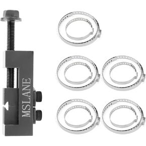 CV Axle Boot Clamp Pliers, CV Boot Clamp Tool with 10PCS Stainless Steel CV Joint Boot Band Clamps for Most Cars