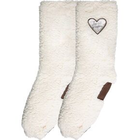 Pavilion - Special Sister - One Size Fits Most Sherpa Slipper Socks With Non-Slip Bottoms