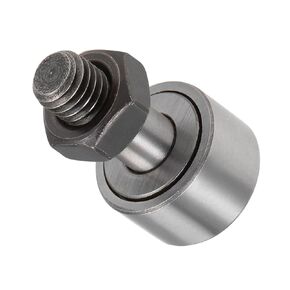 2pcs CF6/KR16 Cam Follower Bolt-Type Needle Roller Bearing - [ M3x1.0mm Male Thread 11mm Roller Diameter ] Stud Type Miniature Track Roller Bearings for Machine Tool Use