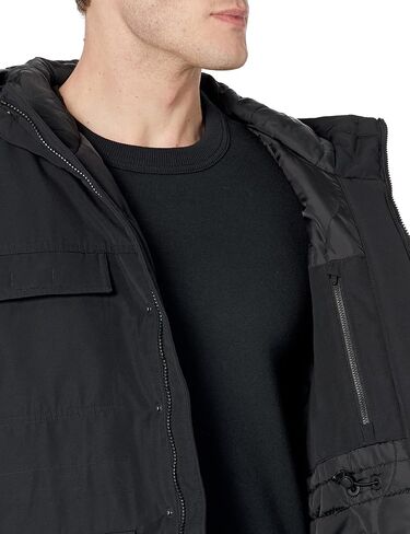 Amazon Essentials Men's Relaxed-Fit Water Repellent Recycled Polyester Hooded Parka (Previously Amazon Aware) in Saudi Arabia