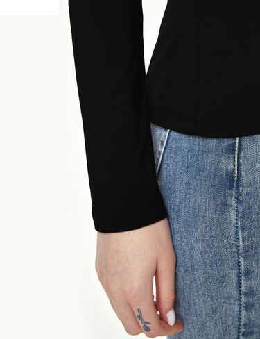 SSLR-Thermal-Shirts for-Women-Turtleneck Long Sleeve Tops Fleece Lined Winter Slim Fitted Mock Neck Base Layer (XX-Large, Red White) in Saudi Arabia