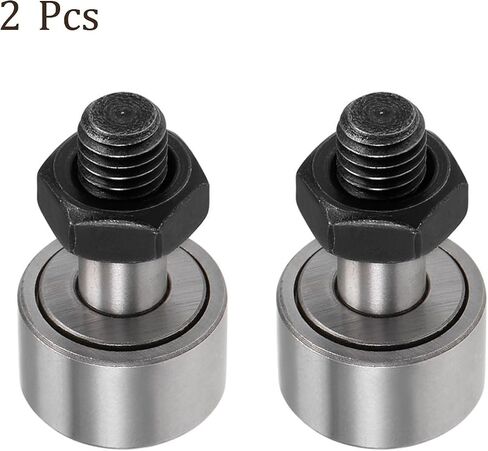 2 قطعة CF6/KR16 Cam Follower من نوع محمل ذو بكرات إبرية - [M3x1.0mm خيط ذكر 11 مم قطر الأسطوانة] نوع مسمار محامل بكرة المسار المصغرة لاستخدام أداة الآلة in Kuwait