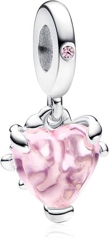H.ZHENYUE S925 Sterling Silver Charm Pendant Dangle Beads Sparkling Mouse Bow for Bracelet Necklace for Women Girls Gifts in Saudi Arabia