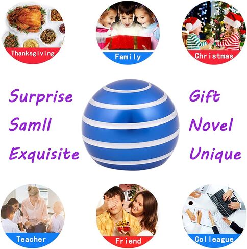 Desk-Kinetic-Toys Cool-Gadgets for Fidget: Cool-Stuff-Thing Game Toy for Adult Teen Children Kid, Stress Relief Optical-Illusion Gifts for Office School Home Man Women Christmas Spinning 180 Seconds in Kuwait