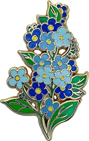 Ficsowy Flower Enamel Pin Badges for Backpacks, Hats, Jackets, Lanyards, Pins for Clothes, DIY Jewelry Making in Saudi Arabia
