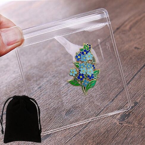 Ficsowy Flower Enamel Pin Badges for Backpacks, Hats, Jackets, Lanyards, Pins for Clothes, DIY Jewelry Making in Saudi Arabia