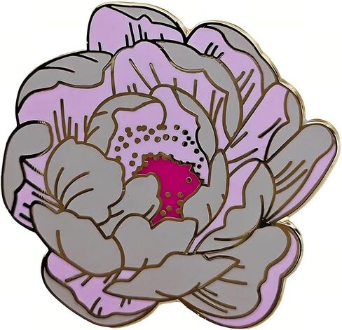 Ficsowy Flower Enamel Pin Badges for Backpacks, Hats, Jackets, Lanyards, Pins for Clothes, DIY Jewelry Making in Saudi Arabia