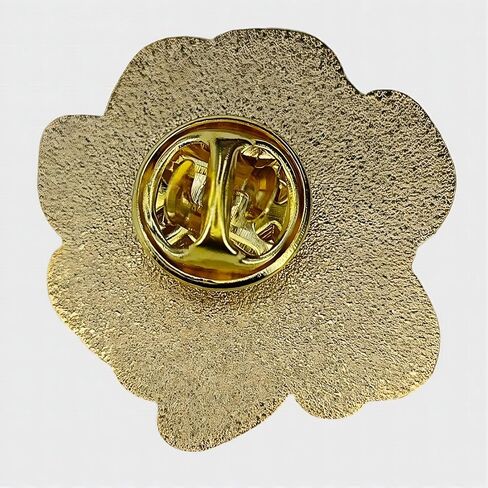 Ficsowy Flower Enamel Pin Badges for Backpacks, Hats, Jackets, Lanyards, Pins for Clothes, DIY Jewelry Making in Saudi Arabia