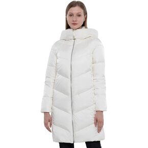 Women's Cropped Puffer Jacket Lightweight Long Puffer Coat Packable Down-Filled Jacket