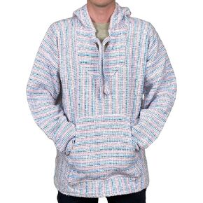 Baja Hoodie Drug Rug Surfer Poncho Pullover Sweater Unisex…