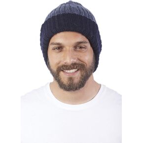 Reversible Knit 100% Alpaca Wool Beanie - Soft, Warm & Thick Woolen Hat Cap in Kuwait
