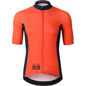Men's Cycling Jersey with Short Sleeve,Breathable Bicycle Clothing Comfortable Racing Bike Clothes Tops