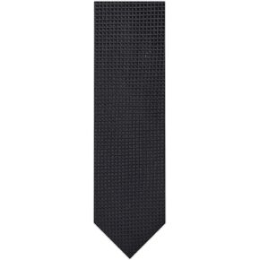 Jacob Alexander Men's Ultra Skinny Woven Subtle Mini Squares Neck Tie