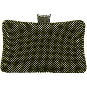 محفظة فوزية للسهرة بحجر الراين اللامعة كبيرة الحجم للنساء رسمية in Kuwait