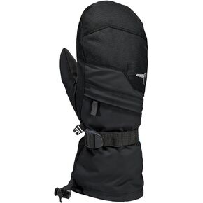 Mens Roamer Insulated Waterproof Winter Mittens, Cold Weather Gloves with Adjustable Wrist Strap & Heat-Pack Pocket