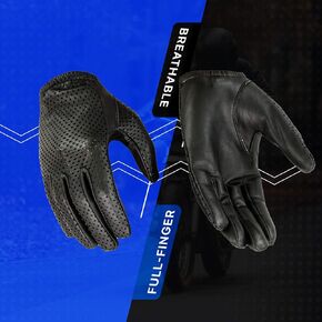 قفازات رجالي ماركة Hugger Glove Company من الجلد المقاوم للماء (مقاس متوسط، لون أسود) شاشة تعمل باللمس)