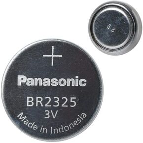 PANASONIC INDUSTRIAL BR-2325/BN LITHIUM COIN, 3V, 165 MA