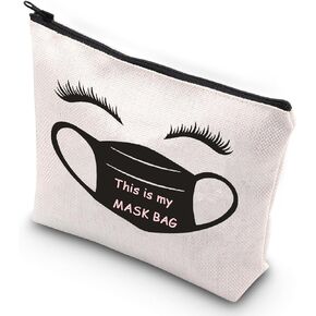 G2TUP Mask Storage Case Novelty Mask Holder Clean Mask Keeper This is My Mask Bag (This is My Mask Bag)