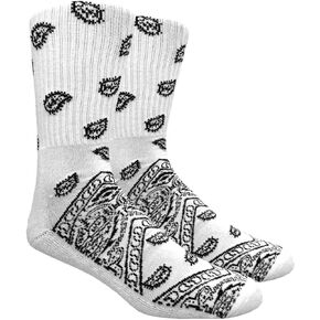 Mad Toro Paisley Bandana Crew Socks