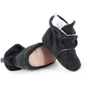 Ella Bonna Fleece Baby Booties, Warm Baby Socks, Organic Baby Booties, Infant Booties for Babies, Basic Series