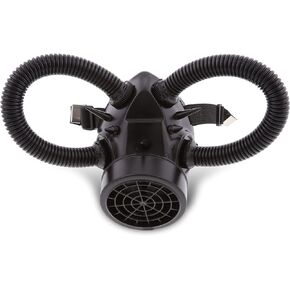 Gas Mask Costume - Novelty Steampunk Mask with Mouth Respirator, Halloween Gas Mask Accessory for Parties