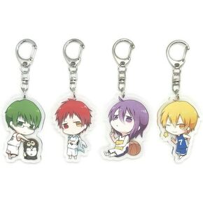 EBTY DREAMS Inc. - Set of 4 Kuroko's Basketball Acrylic Keychain Akashi Seijuurou, Kise Ryouta, Midorima Shintarou, Murasakibara Atsushi v2
