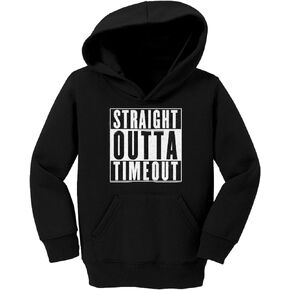 Straight Outta Timeout - سترة صوفية للأطفال الصغار/الشباب in Kuwait