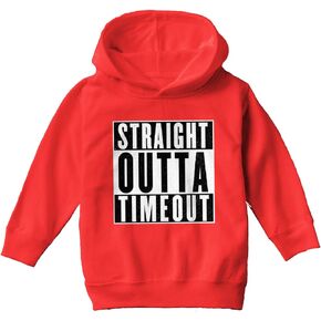 Straight Outta Timeout - Trouble Maker Toddler/Youth Fleece Hoodie