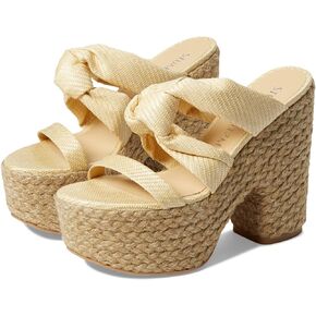 Stuart Weitzman Women's 145mm Playa So High Knot Platform Slides