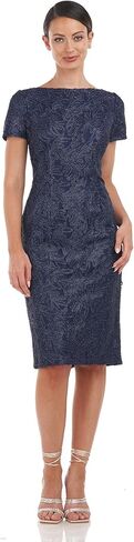 JS Collections Women's Scarlet Knee Length Dress in Saudi Arabia