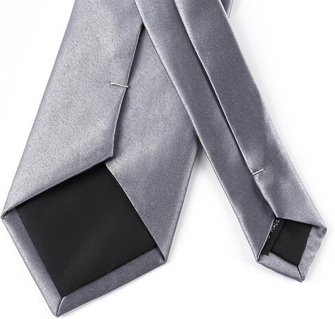 ZEAIFROOG Men's Ties Solid-Colored Knit Formal Grey Ties for Men 3.15" (8cm) in Saudi Arabia
