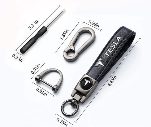 ReMoiz Leather Car Logo Key Chain, Car Key Chain Key Ring Replacement Parts for Car Key Chain, Car Key Chain Accessories in Saudi Arabia