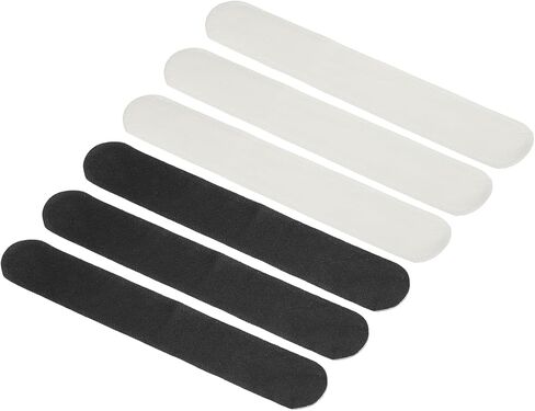 PATIKIL 9" Golf Hat Sweat Liner, 100 Pcs Disposable Cap Sweat Guard Liner Cap Absorbent Sweat Pad for Sun Hat, Golf/Baseball/Tennis Hats, Black White in Saudi Arabia