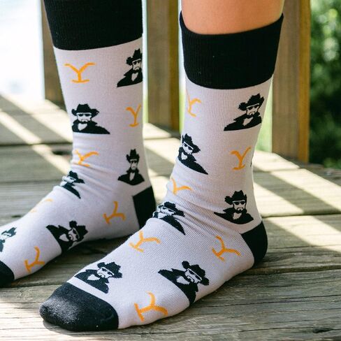 جوارب ريب ويلر من يلوستون، رمادي، مقاس واحد, رمادي, One Size in Kuwait