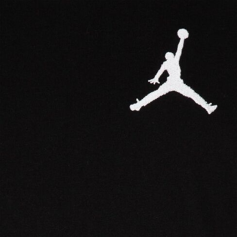 تي شيرت Jumpman Air مطرز من Jordan للأولاد (الأطفال الصغار/الأطفال الصغار) أسود 4 (طفل صغير) in Saudi Arabia
