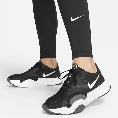 بنطال ضيق للنساء من Nike One (M) عالي الخصر (للحمل)، مقاس SS أسود/أبيض in Saudi Arabia