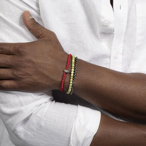 Karma and Luck - Prosperous Promise - Buddha Antique Bronze Red String Bracelet with Adjustable Drawstring Closure from 7.5" to 10" Handmade with Love in Bali, Adjustable, no gemstone in Kuwait