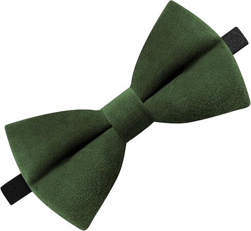 Neptniopllab Velvet Bow Tie for Boy,Handmade Kids Pre-Tied Bow Tie Solid Adjustable Neck Bowtie for Tuxedo Party in Saudi Arabia
