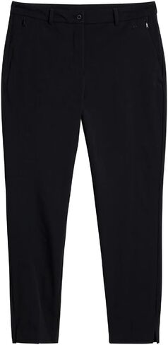 بنطال جولف J.Lindeberg 2023 نسائي من الصوف من نسيج قطني طويل أسود 28 in Kuwait