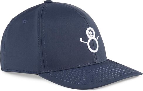 Puma Golf Men's Standard H8 Golf TECH Cap, DEEP Navy-White Glow in Saudi Arabia