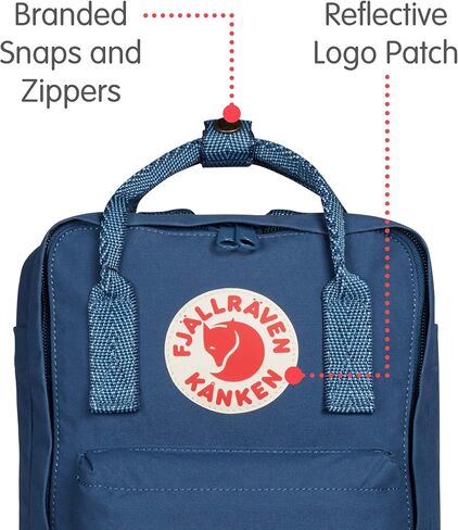 Fährlaven Kanken Mini Royal Blue-Goose Eye Backpack in Saudi Arabia