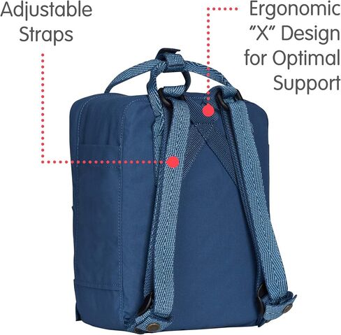 Fährlaven Kanken Mini Royal Blue-Goose Eye Backpack in Saudi Arabia