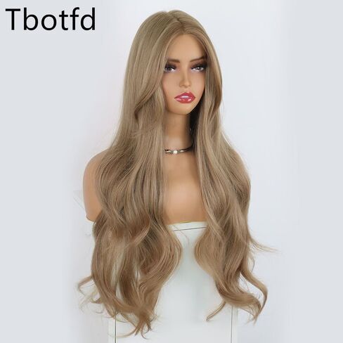 Light Brown Wavy Wigs for Women 26 inch Curly Wigs Replacement Wig Cosplay Costume Halloween Wig(26'' Light Brown) in Saudi Arabia