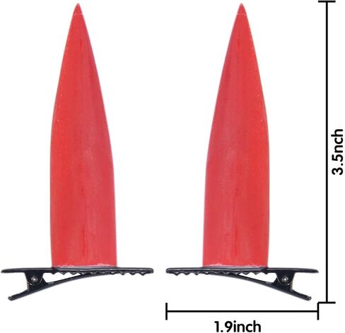 JoneTing Light Orange Wig【+Wig Cap +2 Horns】 Power Wig for Girls Long Anime Cosplay Wig With Bangs Synthetic Long Straight Wig for Anime Cosplay Party Halloween Cosplay in Kuwait