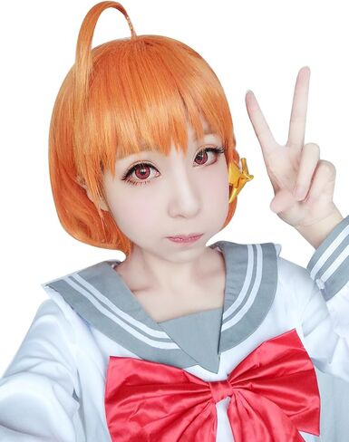 ROLECOS إمرأة ماتسورا كانان أنيمي تأثيري الباروكات طويلة ذيل حصان شعر مستعار أزرق in Kuwait