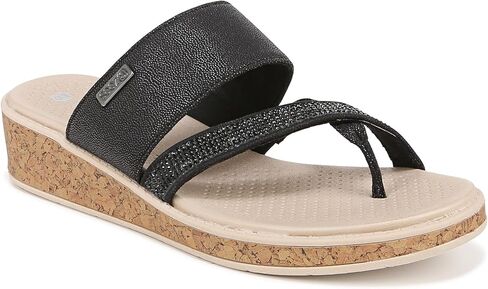 BZees Women's Bora Bright Machine Washable Comfort Wedge Sandal Flip-Flop in Saudi Arabia