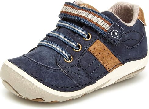 Stride Rite girls Stride Rite Artie Toddler Boy's Lightweight Leather Sneaker, Navy, 5 X-Wide Toddler US in Saudi Arabia